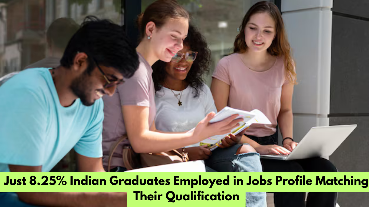 8.25% Indian Graduates Jobs Profile Matching Their Qualification